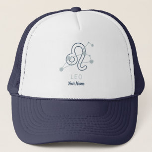 Leo Zodiac Star Sign Horoskop Constellation Truckerkappe