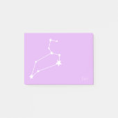 Leo Zodiac Star Sign Post-it Klebezettel (Vorderseite)