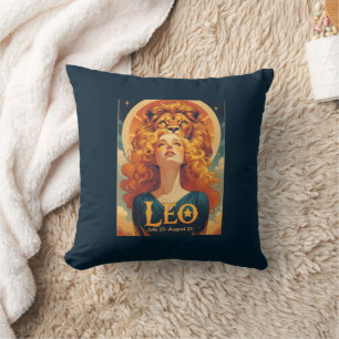 Leo Zodiac Sun Sign Lion Kissen