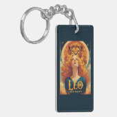 Leo Zodiac Sun Sign Lion Schlüsselanhänger (Vorderseite links)
