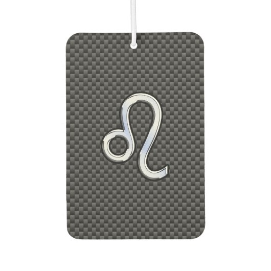 Leo Zodiac Symbol Autolufterfrischer (Vorderseite)