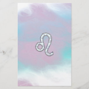 Leo Zodiac Symbol Briefpapier