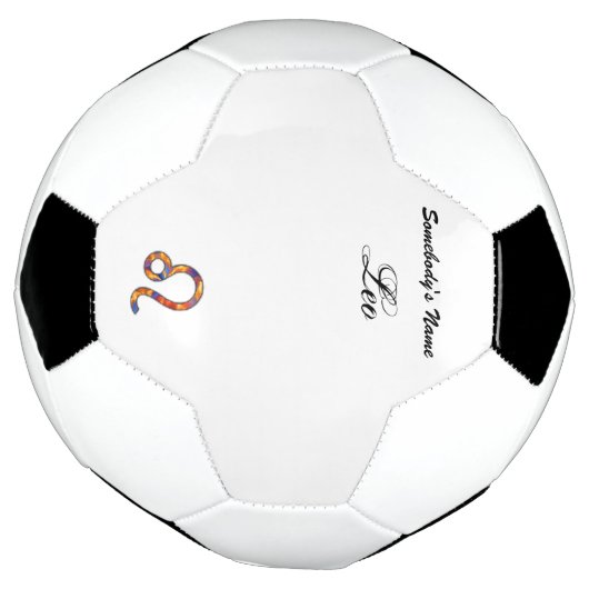 Leo Zodiac Symbol Element von Kenneth Yoncich Fußball (Gedreht)