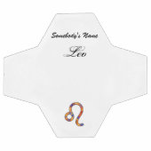 Leo Zodiac Symbol Element von Kenneth Yoncich Fußball (Flach)