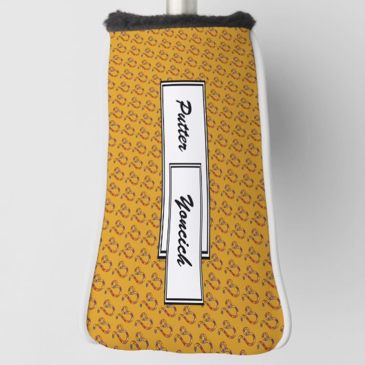 Leo Zodiac Symbol Element von Kenneth Yoncich Golf Headcover (Rotieren 90)