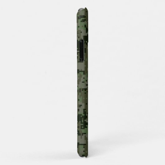 Leo Zodiac Symbol Green Digital Camouflage Case-Mate iPhone Hülle (Hinten/Rechts)
