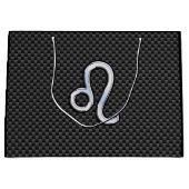 Leo Zodiac Symbol Große Geschenktüte (Vorderseite)