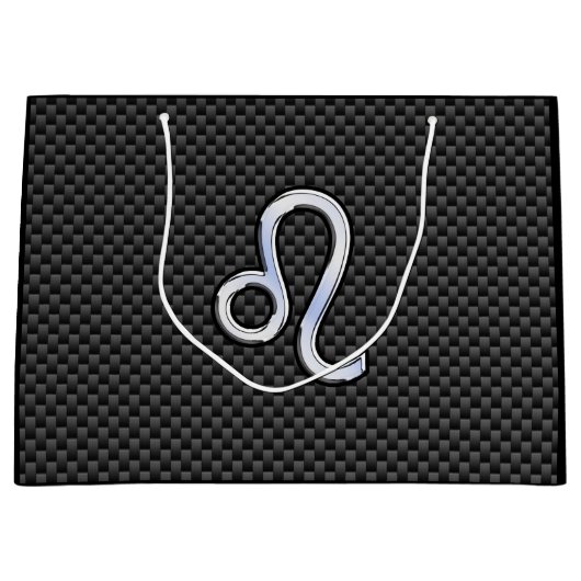 Leo Zodiac Symbol Große Geschenktüte (Vorderseite)