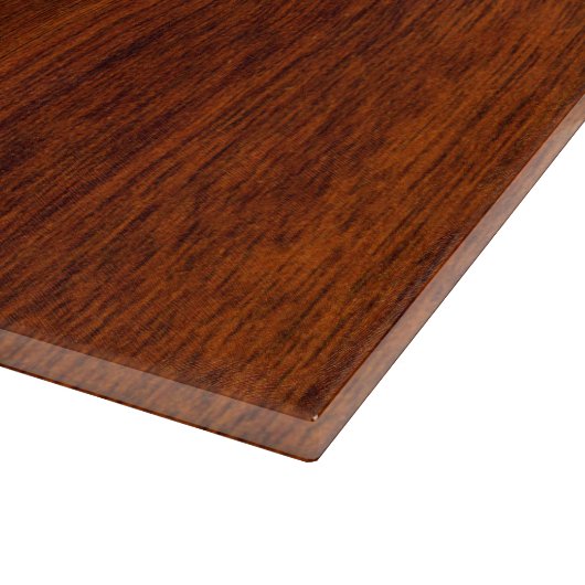 Leo Zodiac Symbol im Mahagoni-Holzstil Schneidebrett (Ecke)