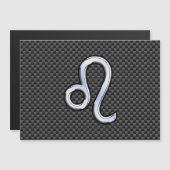 Leo Zodiac Symbol Magnetkarte (Vorne/Hinten)