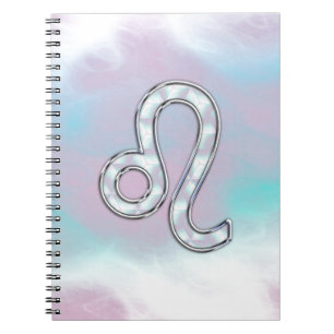Leo Zodiac Symbol Notizblock