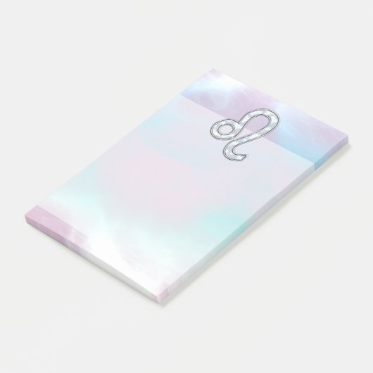 Leo Zodiac Symbol Post-it Klebezettel (angewinkelt)