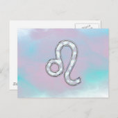 Leo Zodiac Symbol Postkarte (Vorne/Hinten)