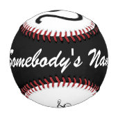 Leo Zodiac Symbol Standard von Kenneth Yoncich Baseball (Rückseite)