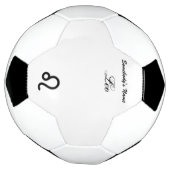 Leo Zodiac Symbol Standard von Kenneth Yoncich Fußball (Gedreht)