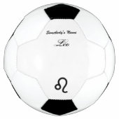 Leo Zodiac Symbol Standard von Kenneth Yoncich Fußball (Vorderseite)