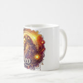 Leo Zodiac Tasse - Bold & Radiant Design ♌ 🔥 (VorderseiteRechts)