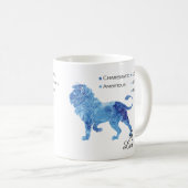 Leo Zodiac Traits Tasse (VorderseiteRechts)