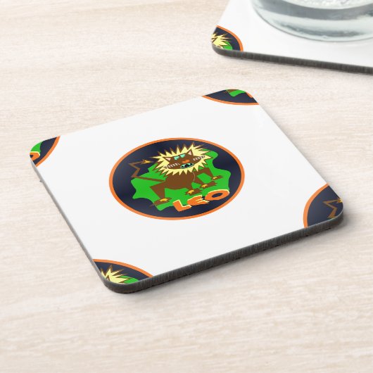 Leo zodiac untersetzer (Linke Seite)