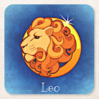 Leo zodiac Untersetzer