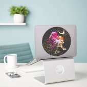 Leo - Zodiac-Zeichen Aufkleber (Laptop auf Schreibtisch)