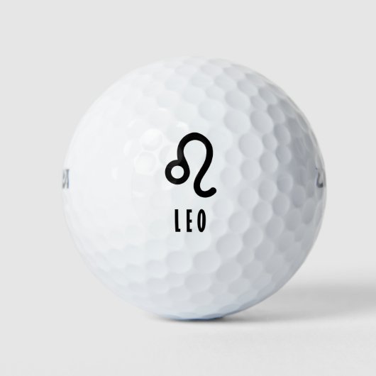 Leo zodiac-Zeichen Golfball (Vorderseite)