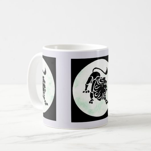 Leo - Zodiac-Zeichen Kaffeetasse (Vorderseite Links)