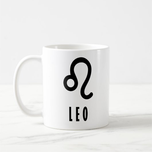 Leo zodiac-Zeichen Kaffeetasse (Links)