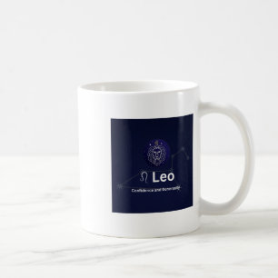 Leo Zodic Sign Sticker Kaffeetasse
