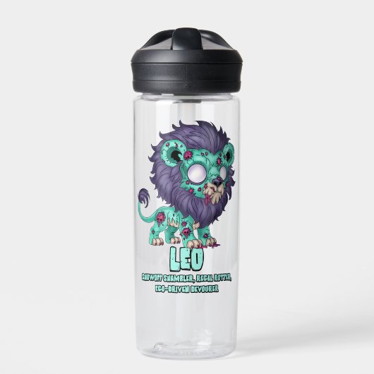 Leo Zombie Trinkflasche (Vorderseite)