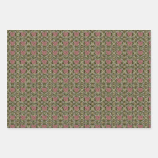 Leoch Forest Heart Geschenkpapier Set (Vorderseite 3)