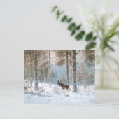Leodinovich: Elk in the Forest Postkarte (Stehend Vorderseite)