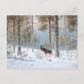 Leodinovich: Elk in the Forest Postkarte (Vorderseite)