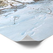 Leodinowitsch: Elch im Wald Poster (Ecke)