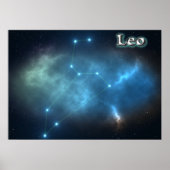 Leokonstellation Poster (Vorne)