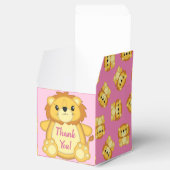 Leon Baby Dusche Pink Geschenkschachtel (Geöffnet)