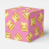 Leon Baby Dusche Pink Geschenkschachtel (Rückseite)
