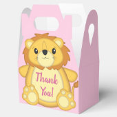 Leon Baby Dusche Pink Geschenkschachtel (Geöffnet)