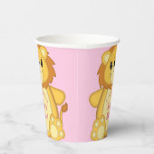 Leon Baby Dusche Pink Pappbecher (Rechts)