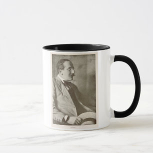 Leon Bakst (1866-1924), russischer Maler, Porträt Tasse