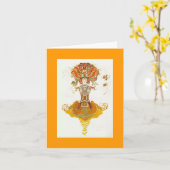 Leon Bakst Ballet Karte (Gelbe Blume)