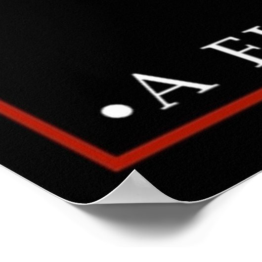 Léon Beruflicher Alternativfilm Poster (Ecke)