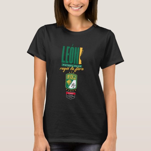 León Concacaf Champions League 2023 Gewinner T-Shirt (Vorderseite)