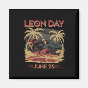 Leon Day 25 Juni Santa Beach 6 Monate bis Weihnach Magnet