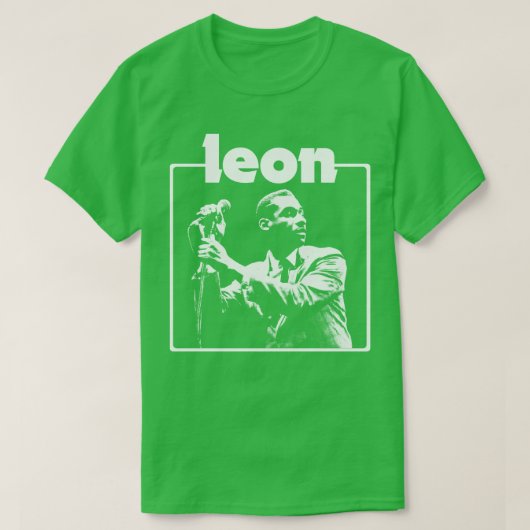 Leon Die Weiße Schablone T-Shirt (Design vorne)