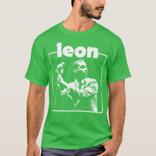 Leon Die Weiße Schablone T-Shirt