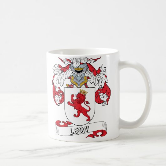 Leon-Familienwappen Kaffeetasse (Rechts)