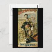 Leon Herrmann Magician ~ Vintag Magic Act Postkarte (Vorne/Hinten)