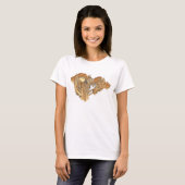 Leon-Kathedrale. Spanien T-Shirt (Vorne ganz)