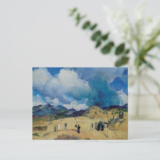 Leon Kroll Santa Fe Hills 1917 Postkarte (Stehend Vorderseite)